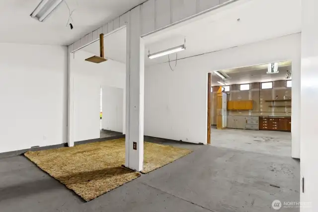 Bonus room off of Garage / Shop area