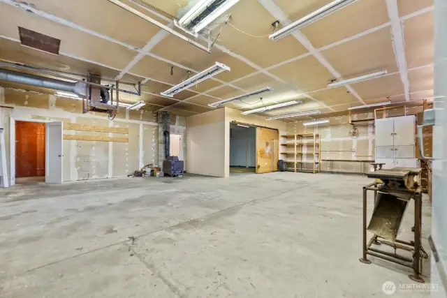 Built in workbench and excellent storage.