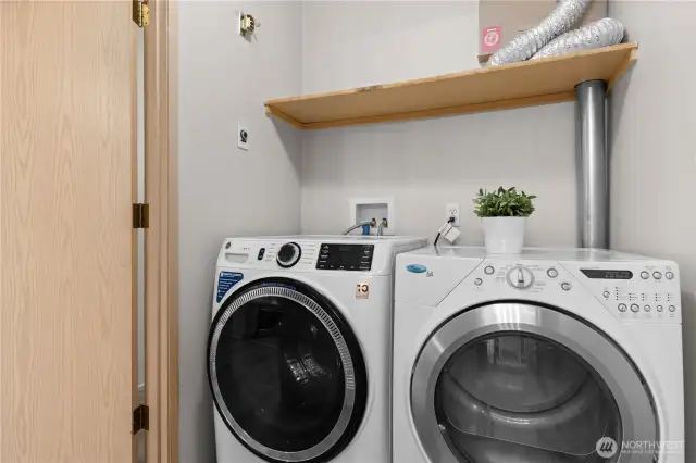 spacious laundry room