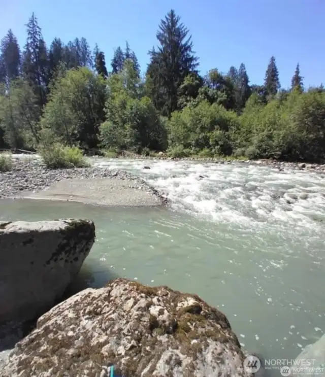 when the river is high