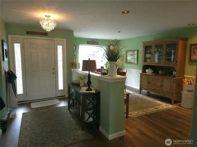 Entry and Dining rm