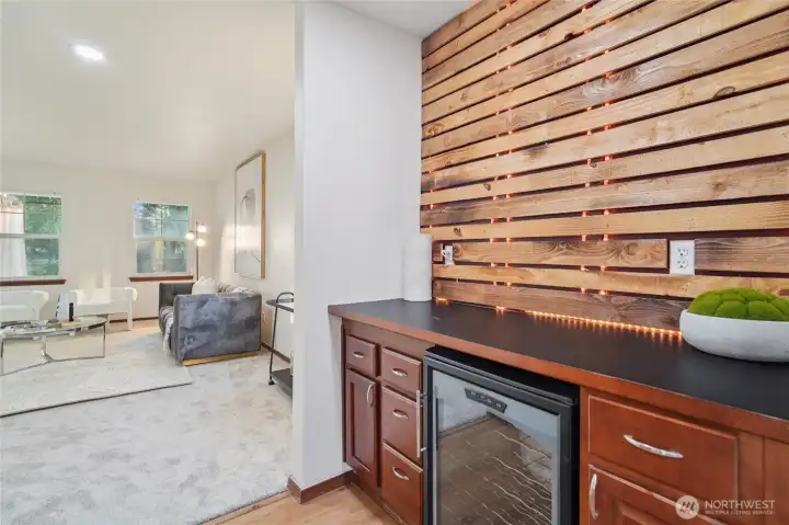 Bar with direct access to Main Living Room
