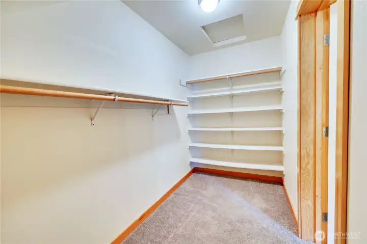 2nd bedroom walk in closet