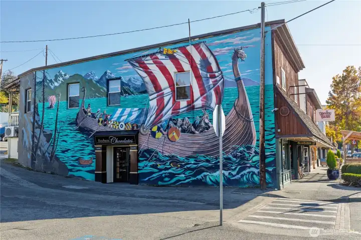 Mural in downtown