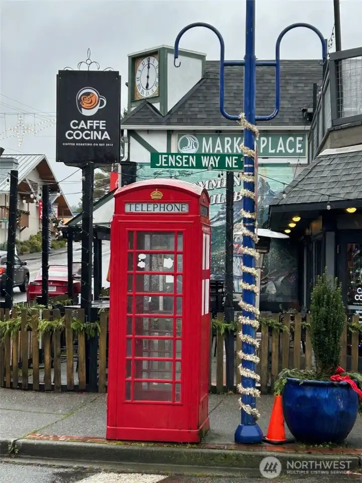 English phone booth
