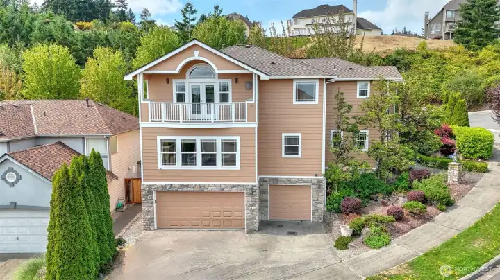 Beautifully designed 3-car garage for all your parking and storage needs.