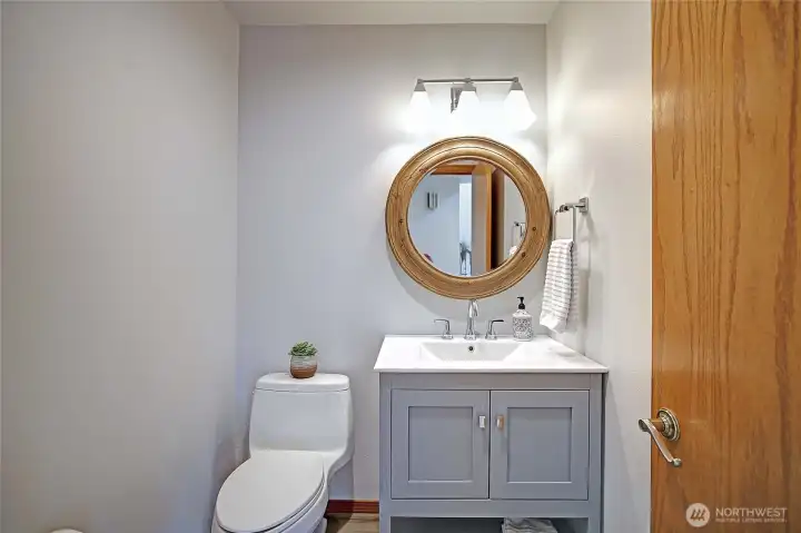 main floor half bath