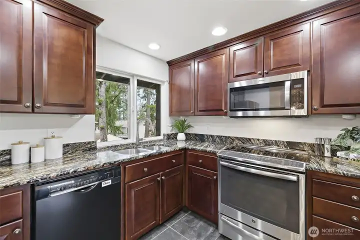 A kitchen that combines beauty and function effortlessly.