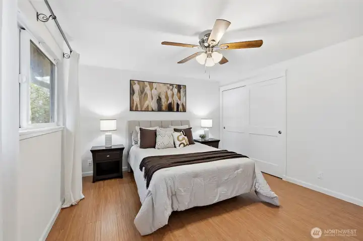 Peaceful setting designed for rest and relaxation.