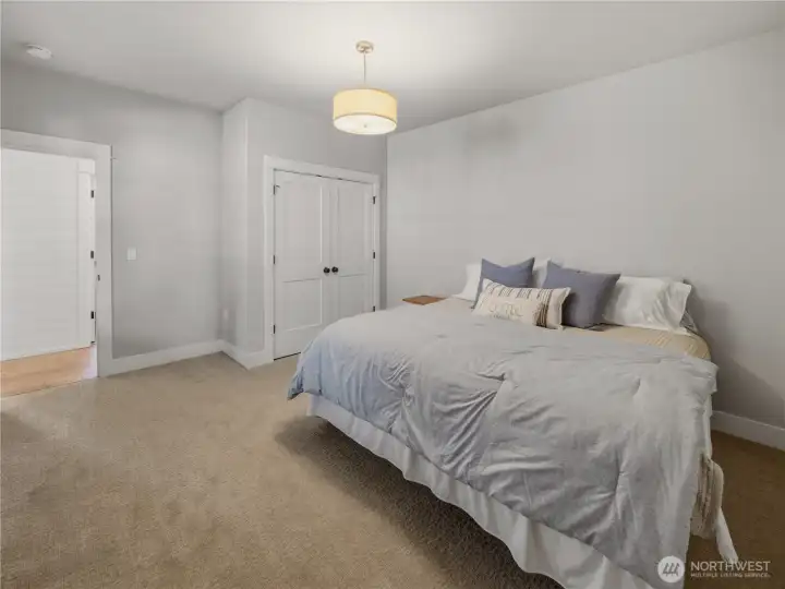 Main floor large bedroom.