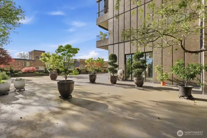 Soak up some sun, relax with friends, and enjoy this fabulous communal terrace.