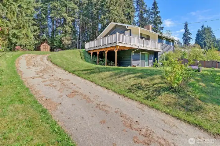 Paved driveway can't beat that!