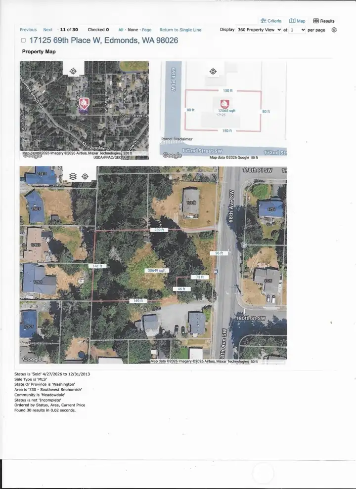 larger lot parcel