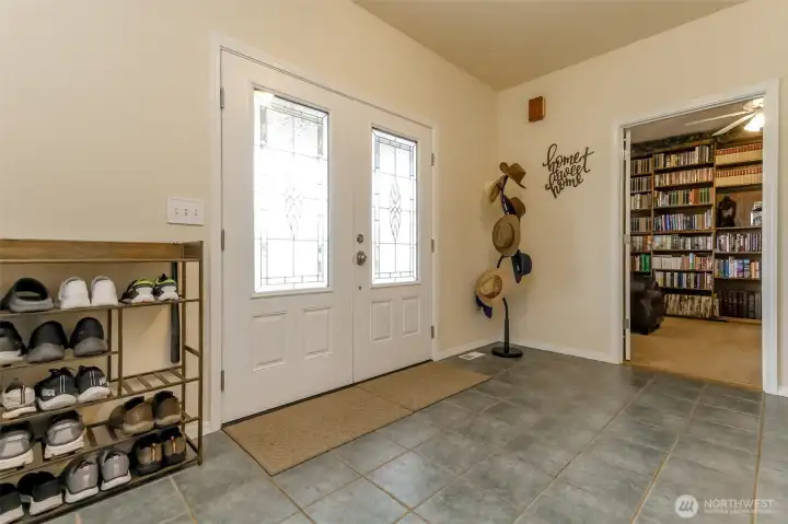 Large Double Door at Front Entrance