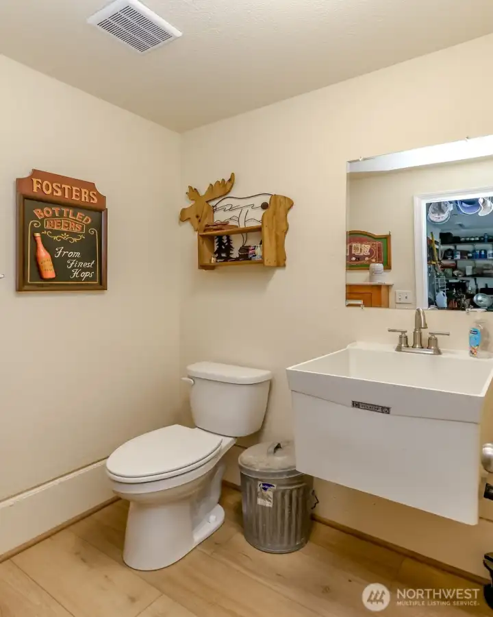 Half Bathroom Inside Shop