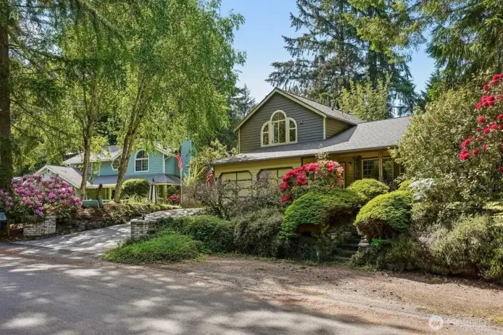 A home that feels surrounded by nature while still feeling warm, welcoming, and lived in.
