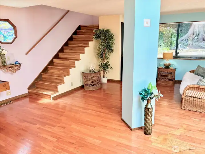 The skylights bring in so much natural light ..