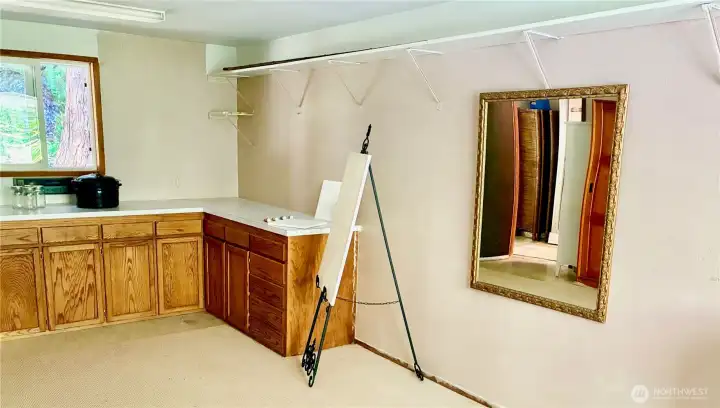 Main floor bedroom with so much potential ..