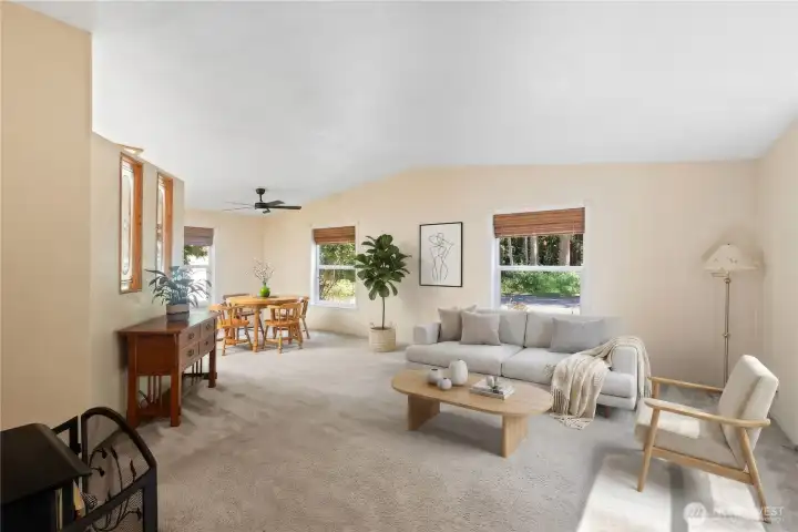Virtually staged Living Room Virtually staged Living Room