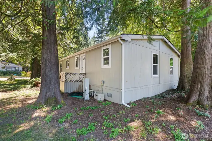 Lots of privacy in your own backyard. Lots of privacy in your own backyard.