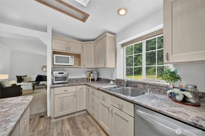 Brand new dishwasher, solid oak cabinets, luxury vinyl plank flooring. Brand new dishwasher, solid oak cabinets, luxury vinyl plank flooring.