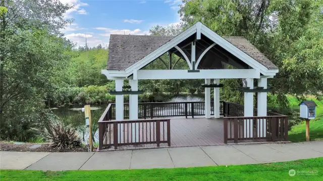 Community Gazebo & Pond