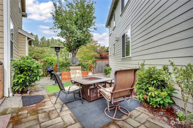 Inviting Private Patio