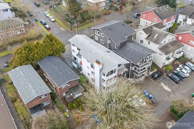 In this photo the unit located on the upper left.