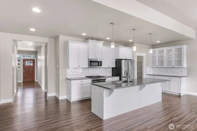Kitchen and Hallway