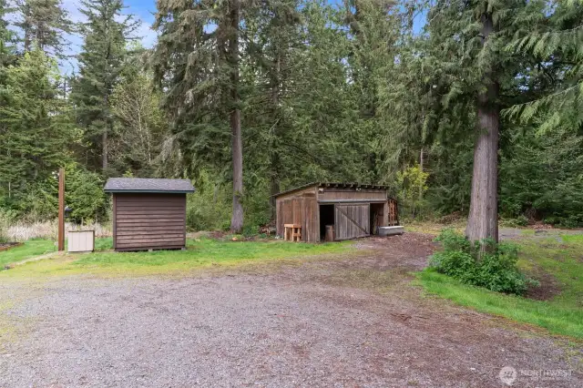 Woodshed & more parking