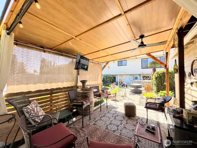 backyard cabana with power!