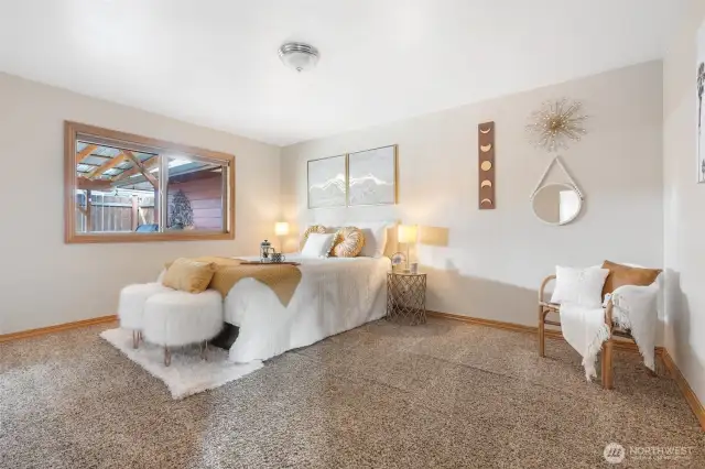 Nicely sized rooms have plenty of space for all your furniture.