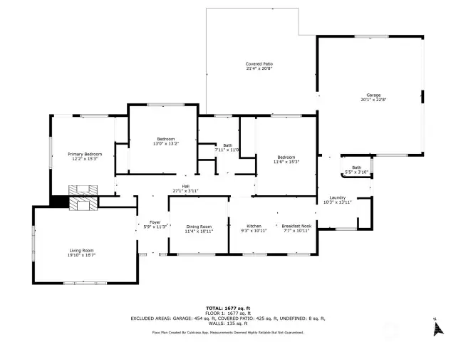 Measurements are approximate for visual purposes.  See Tax Records for more accurate square footage.