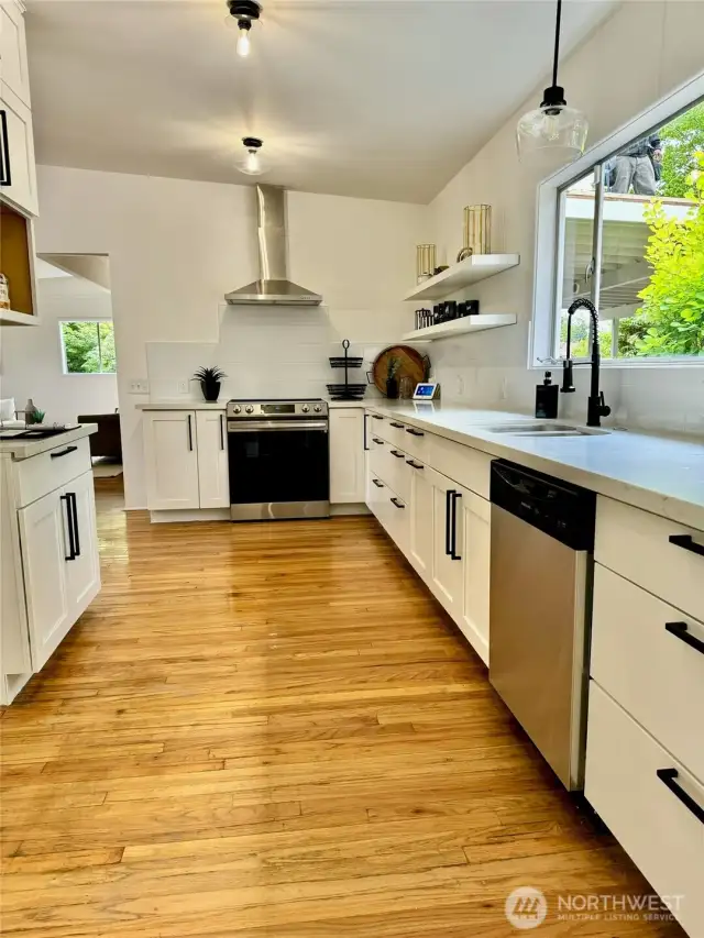 KITCHEN VIEW FROM ENTRY