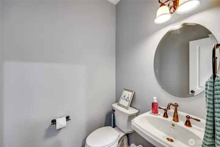 Main floor powder room