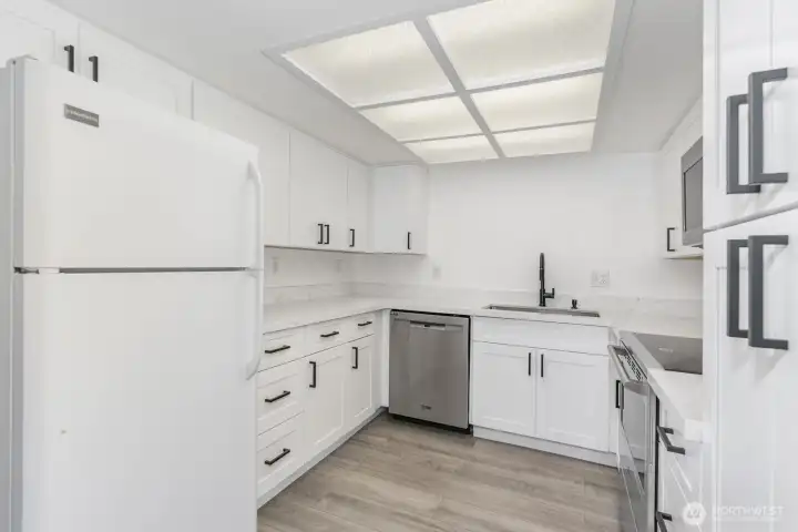 Another view of new kitchen.