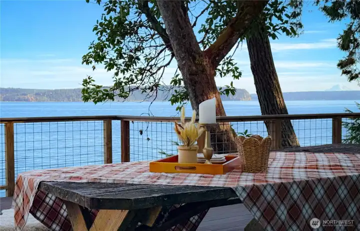 View from the composite deck.