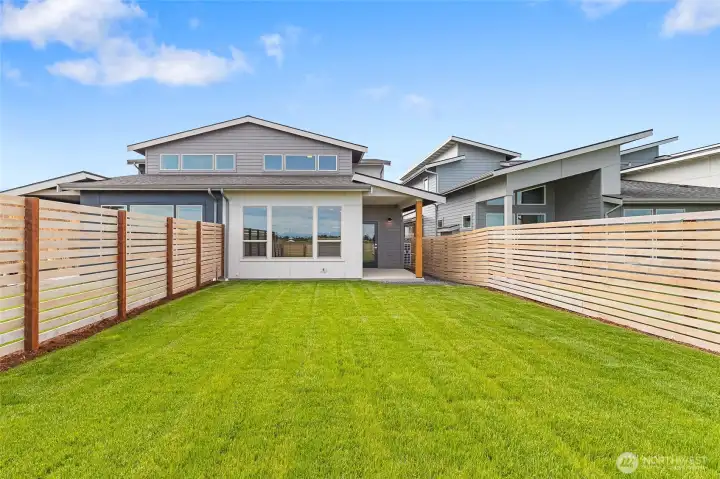 Backyard of the same floor plan.