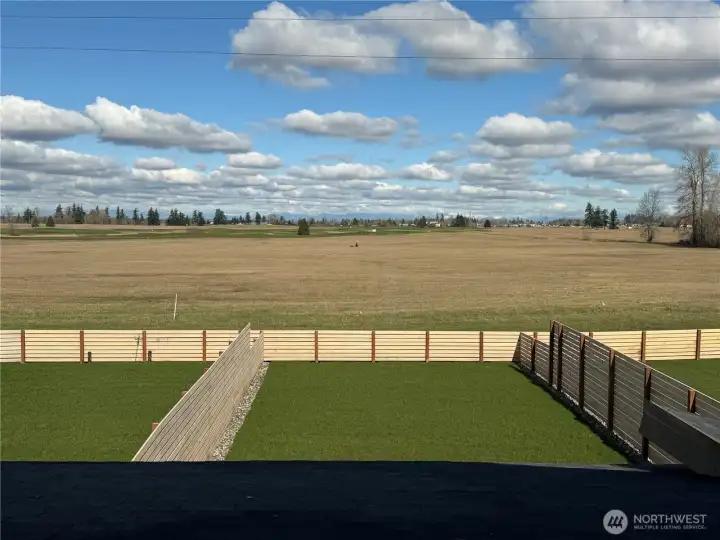 What a view!! Taken of the subject property from upstairs bedroom.