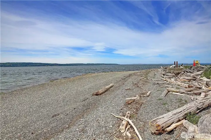 Arguably one of the best beaches on Camano.  Gated entry for home owners.
