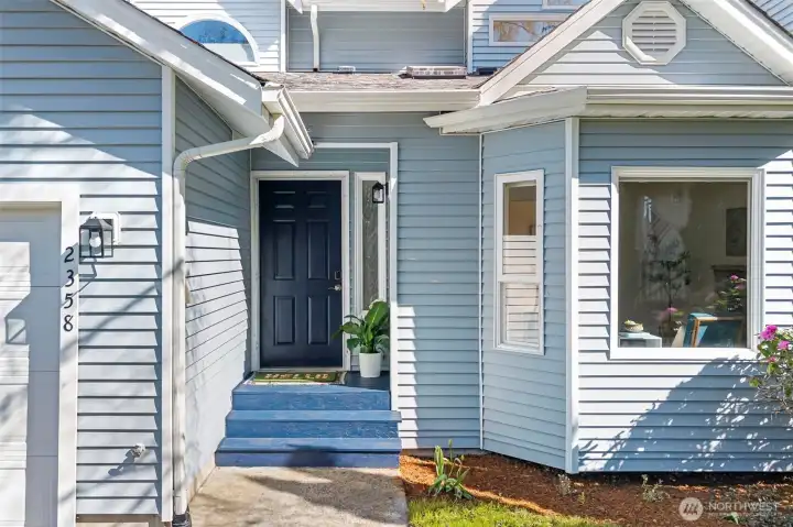 The window in the living room is just one of many. Giving this home ample natural light.