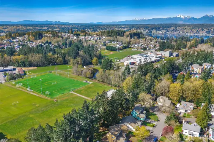 Bike to downtown Poulsbo, the library, or the Farmers Market