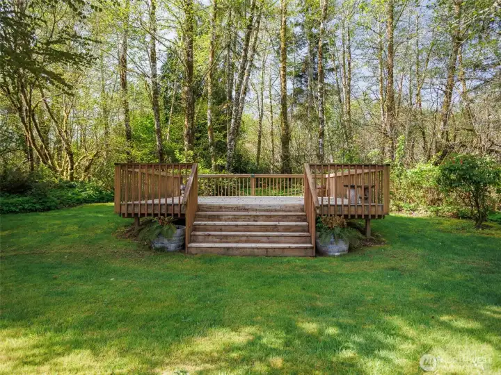 Beautiful Patio off the back of the house.