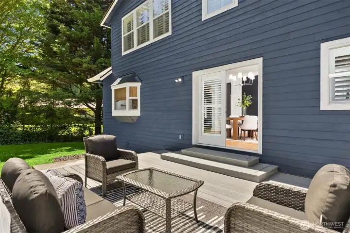 The back deck was recently replaced and the exterior of the home was also recently repainted. The back deck was recently replaced and the exterior of the home was also recently repainted.