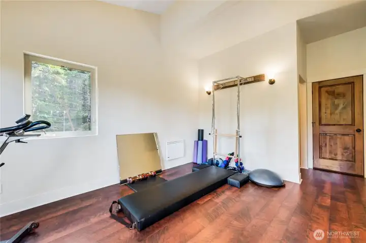 Bedroom with Closet; Currently used as Exercise Room