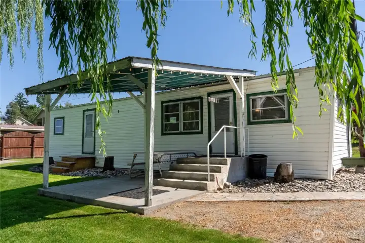 Covered patio