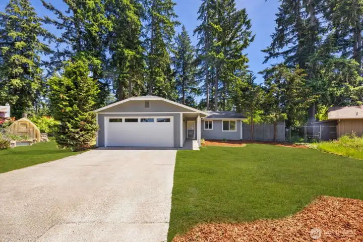 Large driveway