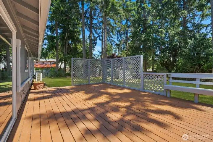 Large deck