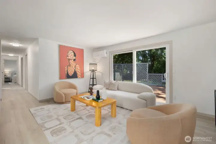 Open family room