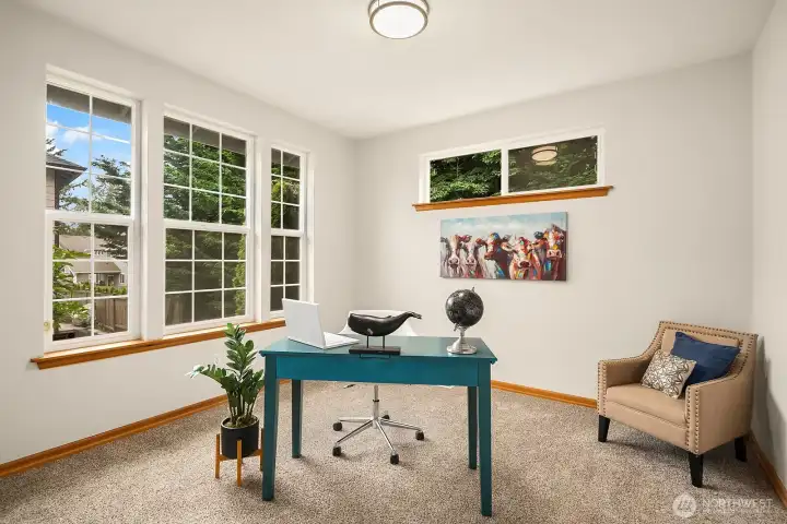 Main floor office or rec room space